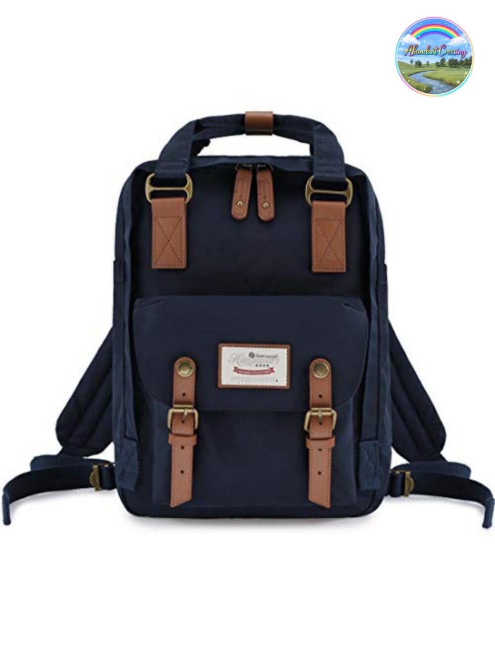 Himawari Waterproof Nylon Laptop Backpack 13in Travel Work College Bag